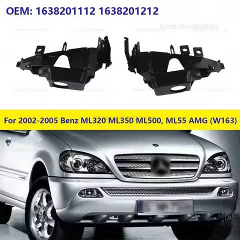 for Mercedes-Benz 2002-2005 ML320 ML350 ML500, ML55 AMG (W163) Front Fog Light Trim Bracket 16382011