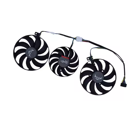 3Pcs/Set,FDC10H12D9-C,Graphics Card Cooler Fan For ASUS TUF3 RX 5700 XT OC 8G EVO GAMING,TUF3 RX 560
