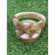 54mm Sakura agate bangle