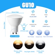 10-50 Pack Led Spotlight GU11 MR11 GU10 GU4 GU5.3 220V 240V Bulb Foco Lights 3W-12W Equivalent 75W f