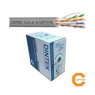 Dintek Cat.6 4 Pair UTP Solid Cable 23AWG (PVC) 305m/box