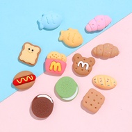diy Resin Accessories bread cookie Resin Jewelry Accessories diy Handmade Material Epoxy Phone Case Decoration Stickers
