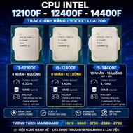 Genuine Intel Core i3-12100F / i5-12400F / i5-14400F CPU Tray - Socket LGA1700