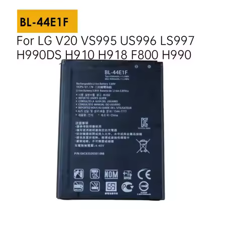 For LG V20 VS995 US996 LS997 H990DS H910 H918 F800 H990 BL 44E1F BL-44E1F 3200mAh Mobile phone Batte