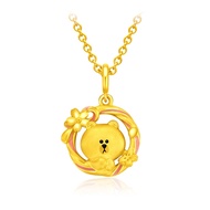 CHOW TAI FOOK LINE FRIENDS Collection 999 Pure Gold Pendant - Brown R32694