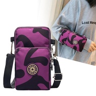 Fashionable sports arm bag 22cm mobile phone bag Large Capacity Diagonal bag Men Women bag Casual Ru