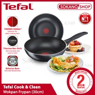 SOKANO Tefal Cook & Clean 20cm/24cm/26cm/28cm/30cm Wokpan Frypan Cookware Periuk Pot Pan Wok Kuali