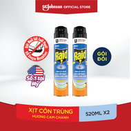 RAID - BỘ 2 CHAI XỊT MUỖI 520ML x 2