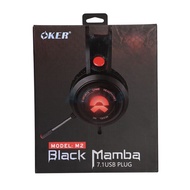 Oker Headset usb 7.1 M2 รุ่น Black Mamba