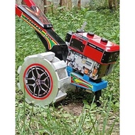 ORIGINAL mainan anak miniatur replika traktor oleng traktor sawah