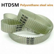 Polyurethane steel wire synchronous belt HTD5M-365/370/375/380/385/390/400/410/420/425 printing equi