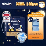 Aiwibi Ultimate Comfort (Overnight) Soft Disposable Diaper Pants XXXL-22 pcs