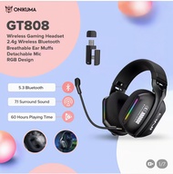 Onikuma GT808 Earphones Wireless Gaming Headphones with Four Modes 2.4G Professional Gaming Headsets