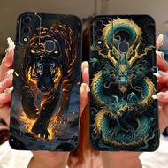 Shockproof Casing For Itel A48 Case Cool Tiger Dragon Animals Printed Soft Silicone Matte TPU Cover 