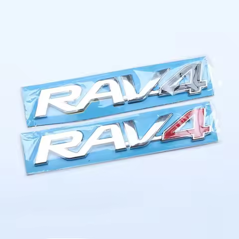 1PC Car trunk suitcase sticker RAV4 car logo is suitable for Toyota RAV4 car Decoration refit parts 