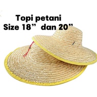 topi kebun sun protection topi mengkuang