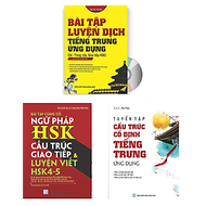 Combo Tuyển tập cấu trúc cố định tiếng Trung ứng dụng + Bài tập củng cố ngữ pháp HSK cấu trúc giao t