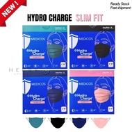 MEDICOS 4PLY HYDROCHARGE SLIM &amp; REGULAR FIT SURGICAL FACE MASK (NEW)