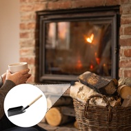 LOVIVER Fireplace Ash Dustpan and Brush Set,Tools Set Hearth Wider  with Gloves,Fire  Tools Metal Fi