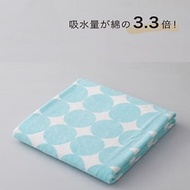 CB JAPAN carari超細纖維3倍吸水浴巾/ 泡泡糖/ 幾何/ 天空藍