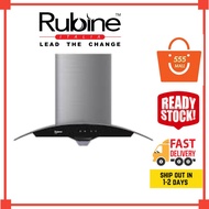 Rubine Hood Sensor Touch Control Stainless Steel - Black RCH-MARIA-SS I Mesin merokok💥