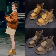 Martin Boots Women's Retro Casual Short Boots - Stylish & Versatile Fall Shoe