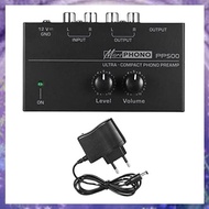 (Y W Z H)PP500 Phono Preamplifier with Level Volume Control EU Plug