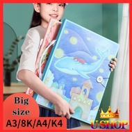 🔥Ship 24H🔥A2/A3/A4  File Folder Album Portfolio Poster Data Book Art Works Awards Collection Sketch 