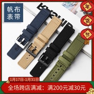 Suitable for
 Double-sided Canvas Watch Strap Citizen Hamilton Seiko Seagull Watch Nylon Waterproof And Sweatproof