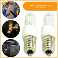 SUER Oven Lamp, Tungsten Salt Bulb Filament bulb, Hot Cooker Hood Lamp E14 25W 40W High temperature Salt Bulb High temperature