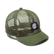 Topi Pria Caps Topi Trucker lidah Pendek Topi Pria Trucker Jaring Gray Dark Green