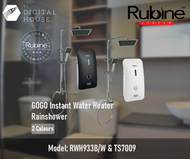 Rubine RWH933B/W GOGO Instant Water Heater &amp; Classicla TS7009 Rainshower (Delivery)