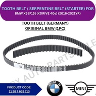 BMW GENUINE STARTER BELT (TOOTH BELT, SERPENTINE BELT) FOR BMW X5 [F15] (XDRIVE 40e) (2016-2021YR)
