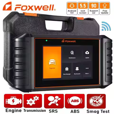 Foxwell NT706 Car OBDII Scanner Transmission ABS SRS Engine Car Diagnostic Tool Code Reader Free Upd