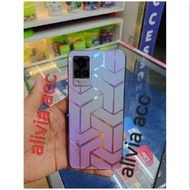 Oppo Reno f12/5G Skin Back Carbon Transformer Clear Anti-Fungus Rear Backdoor Protector for Mobile P