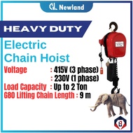 Hoist Crane Electric / Chain Block Electric / Chain Hoist (1 Ton / 2 Ton)