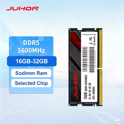 JUHOR Laptop Memory DDR5 16GB 32GB 5600MHz Sodimm Memoria Ram