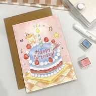 CREARTIE Greeting Card Birthday A6 / Greeting Card