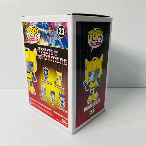 Funko Pop Genuine Bumblebee # 23 Action Dolls Vinyl Figures Transformers Collection Model Toys Deskt
