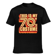 Newest This Is My 70'S Costume Funny Men Cotton Tee