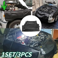 1 Set of 3 Car Fender Cover Service Car Engine Cover Service/