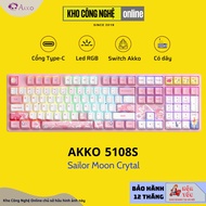 Akko 5108S Sailor Moon Crystal Mechanical Keyboard (RGB / Acoustic Foam / AKKO CS Jelly Switch)