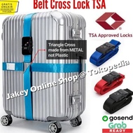 Tsa Cross Lock Belt / Suitcase Tie / Tsa Cross Lock Suitcase Strap Belt