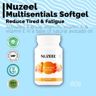 Nuzeel Multisentials Softgel 60s | Reduce Tired & Fatigue [09/26] 减少疲劳