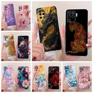 For Oppo A94 4G Case CPH2203 Cool Dragon Tiger Painted Cover Soft Silicone Phone Case For Oppo A94 A