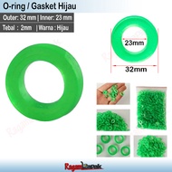 10 Pcs Oring / seal / Gasket Hijau 32 mm / Seal Gasket 32mm (1 Inch)