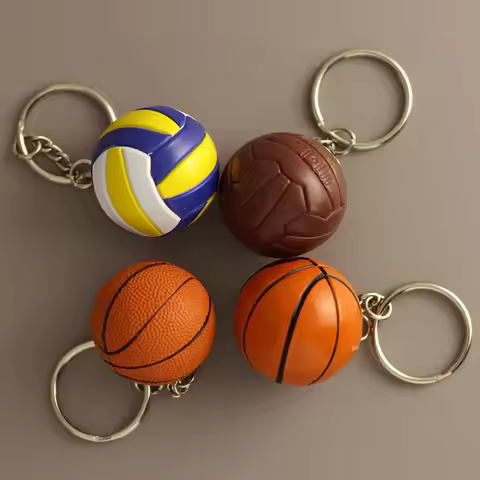 Hot Men Personal Simulation Small Basketball Souvenir Pendant Keychains Business New Women Best gift