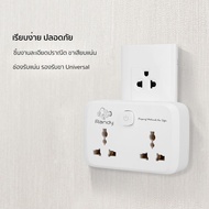 Randy ปลั๊กไฟ16A ปลั๊กแปลง 4000W ปลั๊กไฟusb adapter UKEUรับกำลังไฟสูง หัวชาร์จUSB รางปลั๊กไฟทองแดง ปลั๊กแปลงไฟ ปลั๊ก