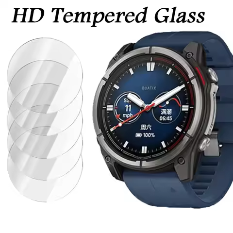 HD Tempered Glass For Garmin Fenix 8 7 Tactix 8 Quatix 8 Screen Protector Glass Film Forerunner 970 