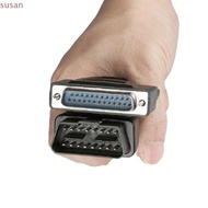 SUSANMY Diagnostic Extension Cord, 59.06in150cm Male to Male OBD2 to DB25 Main Cable, High Quality A